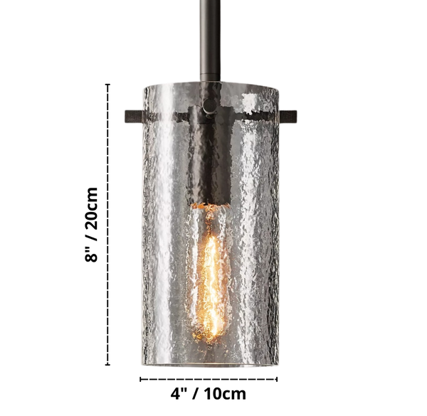 lavelle glass pendant dimensions