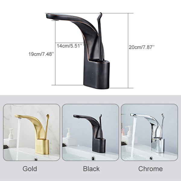 Jordy Modern Bathroom Faucet Dimensions